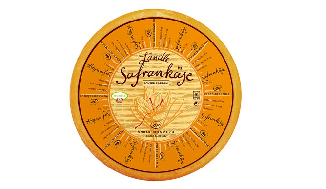 Vorarlberg milk country saffron cheese