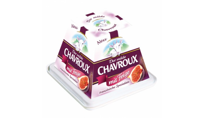 Chavroux fresh goat cheese with figs