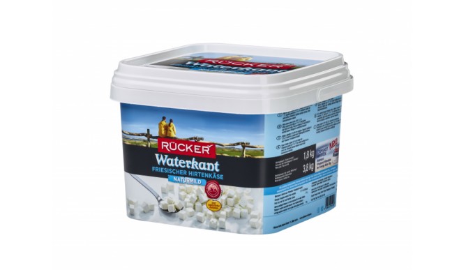 BACK Waterkant, Friesian herder cheese, naturally mild, 1.8 kg bucket