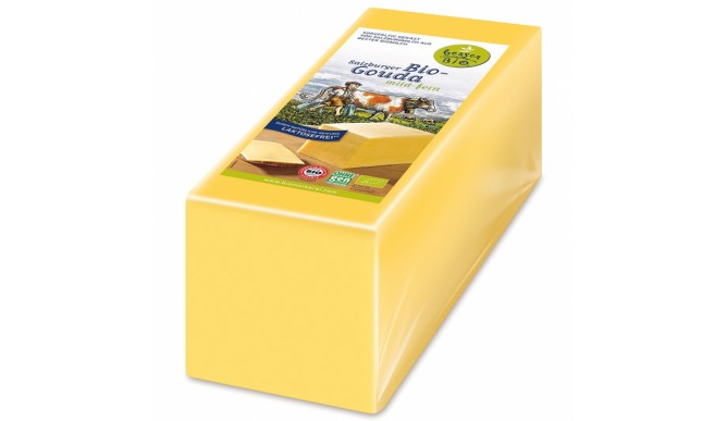 پنیر ارگانیک بهتر گودا ارگانیک سالزبورگ حدود 2.6 کیلوگرم