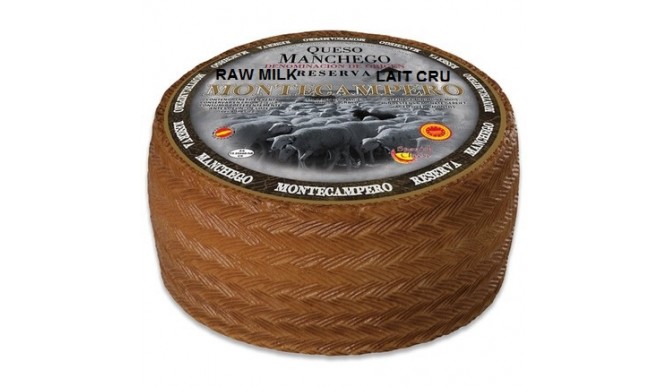 MONTECAMPERO MANCHEGO  DOP  RAW MILK 6MO. about 3KG