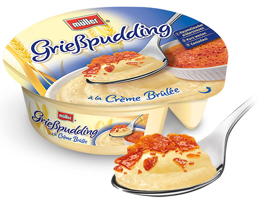 Semolina pudding à la crème brûlée 100 g