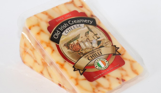 پنیر چدار ایرلندی با فلفل قرمز 150 گرم / 400 گرم / 1.2 کیلوگرم