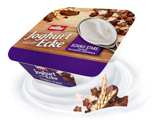 ماست ستاره های شکلاتی 100 گرمی