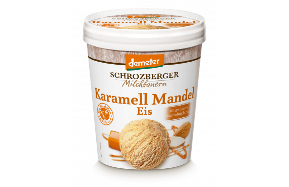 Caramel Almond Ice Cream