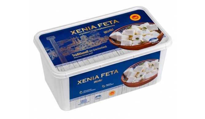 پنیر جعبه مکعب های فتا زنیا تقریبا 2.0 کیلوگرم