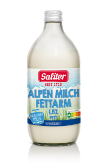 Low-fat UHT alpine milk 1.5% fat, 500 ml