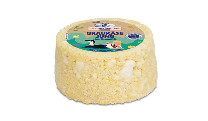 Zillertal gray cheese young