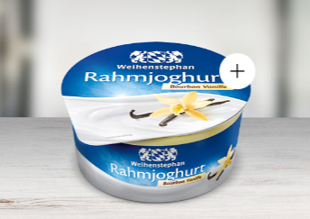 Creamed yoghurt bourbon vanilla