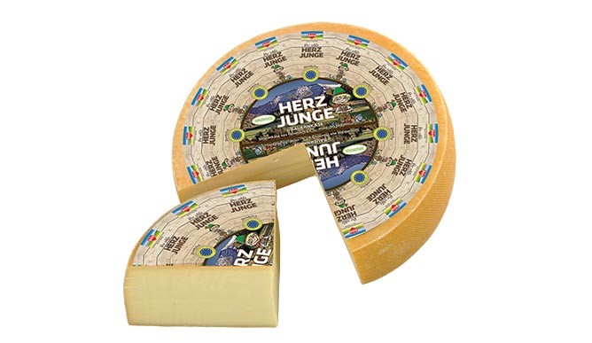 Heart young farmer's cheese