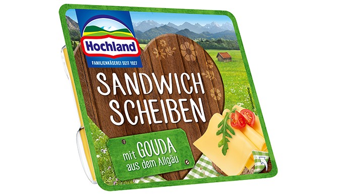 Hochland sandwich slices with Gouda 150g