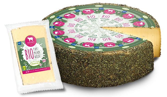 Allgäuer Hof-Milch organic thyme cheese