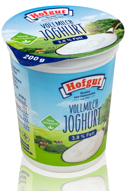 Hofgut whole milk yoghurt 3.8% 200g