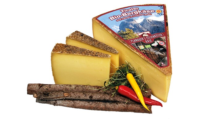 Plangger's organic mountain cheese