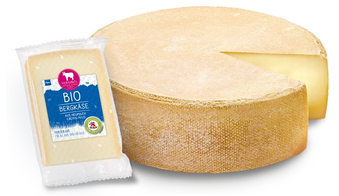 Allgäuer Hof-Milch organic mountain cheese, creamy and mild