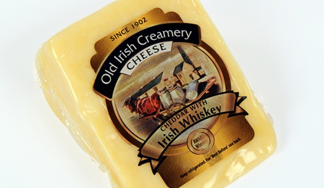 IRISH CHEDDAR WITH IRISH WHISKEY 150G / 400G / 1.2 KG