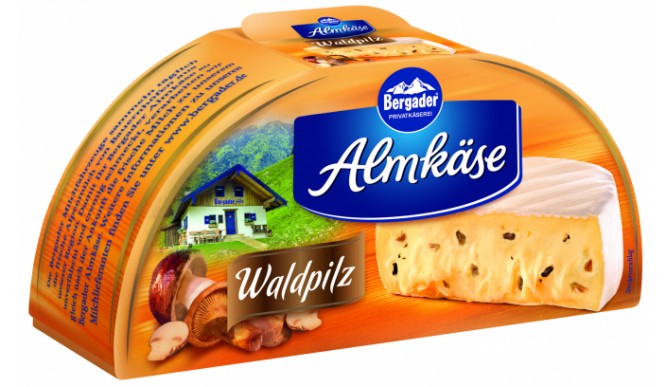 Bergader alpine cheese Forest mushroom crescent 175g