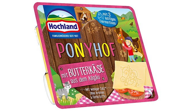 Hochland sandwich slices Ponyhof 150g