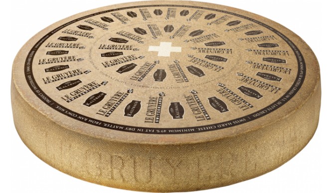 like chalk Gruyere AOP, cave aged