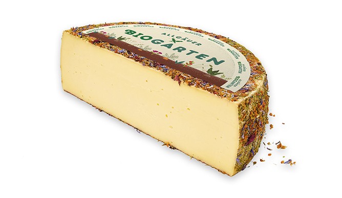 Hamburger cheese warehouse, organic garden