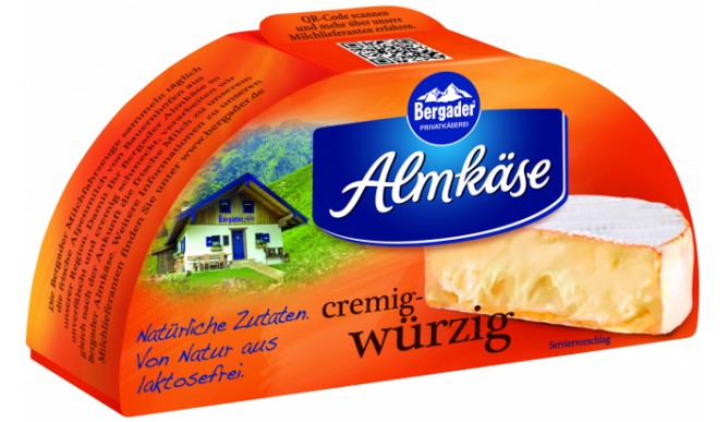 Bergader alpine cheese 