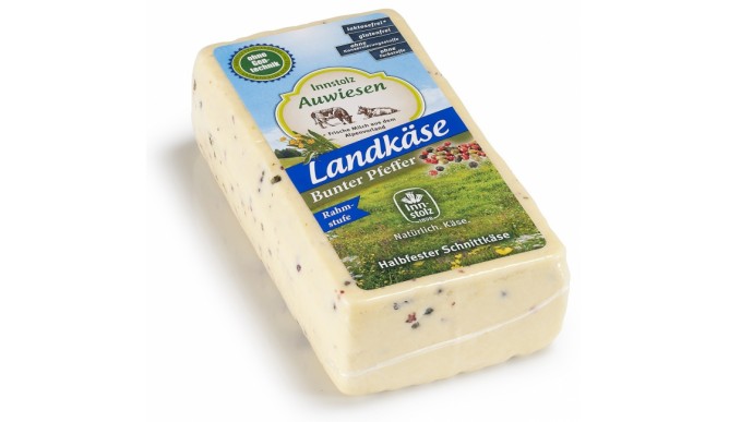 پنیر کشور، فلفل رنگارنگ، 1/1 نان تقریباً 1.8 کیلوگرم، بدون مهندسی ژنتیک