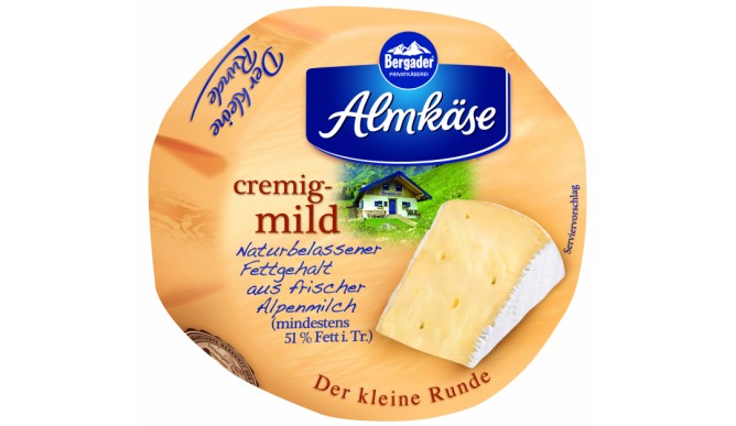 Bergader alpine cheese creamy mild 150 g