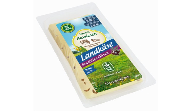 Innstolz Auwiesen country cheese, fruity olives, GM slices 500g, without genetic engineering