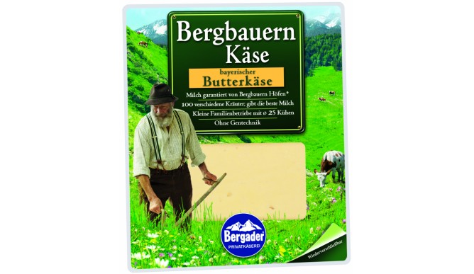 Bergader mountain farmers slices of 