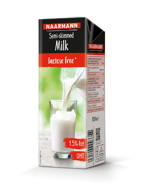 UHT milk 1.5%, lactose-free
