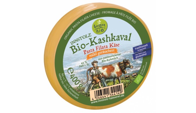 better organic Innstolz Organic Kashkaval mildly smoked 400g