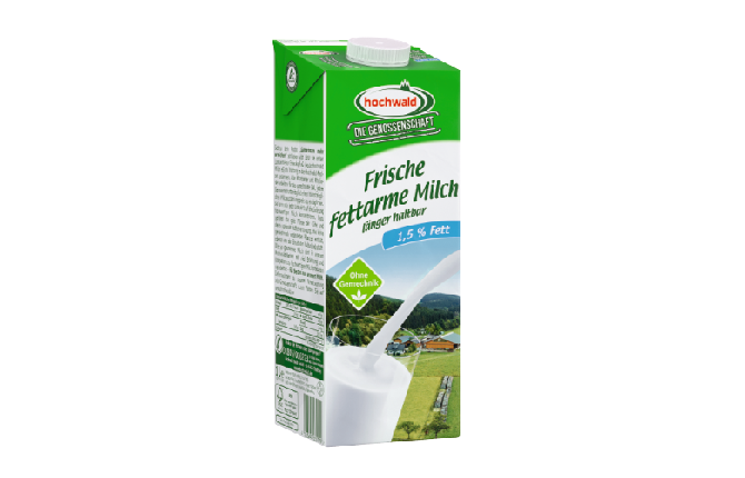 Fresh low-fat milk