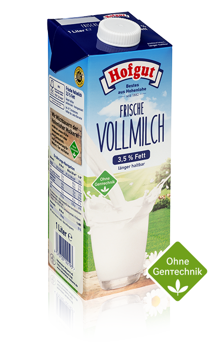 Hofgut fresh whole milk 3.5% 1.0L