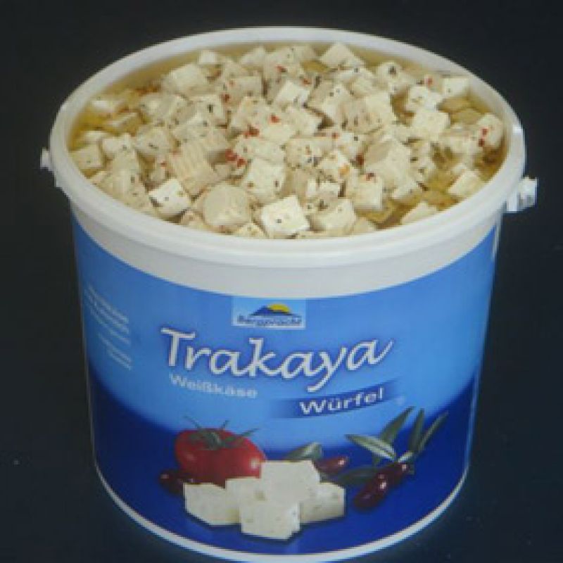 Trakaya shepherd's cheese cubes in rapeseed oil with herbs 3450 g