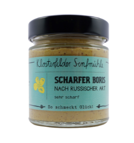 Mustard Sharp Boris, Klosterfelder Senfmühle