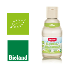 Organic skimmed condensed milk, 0.2%, 170 g