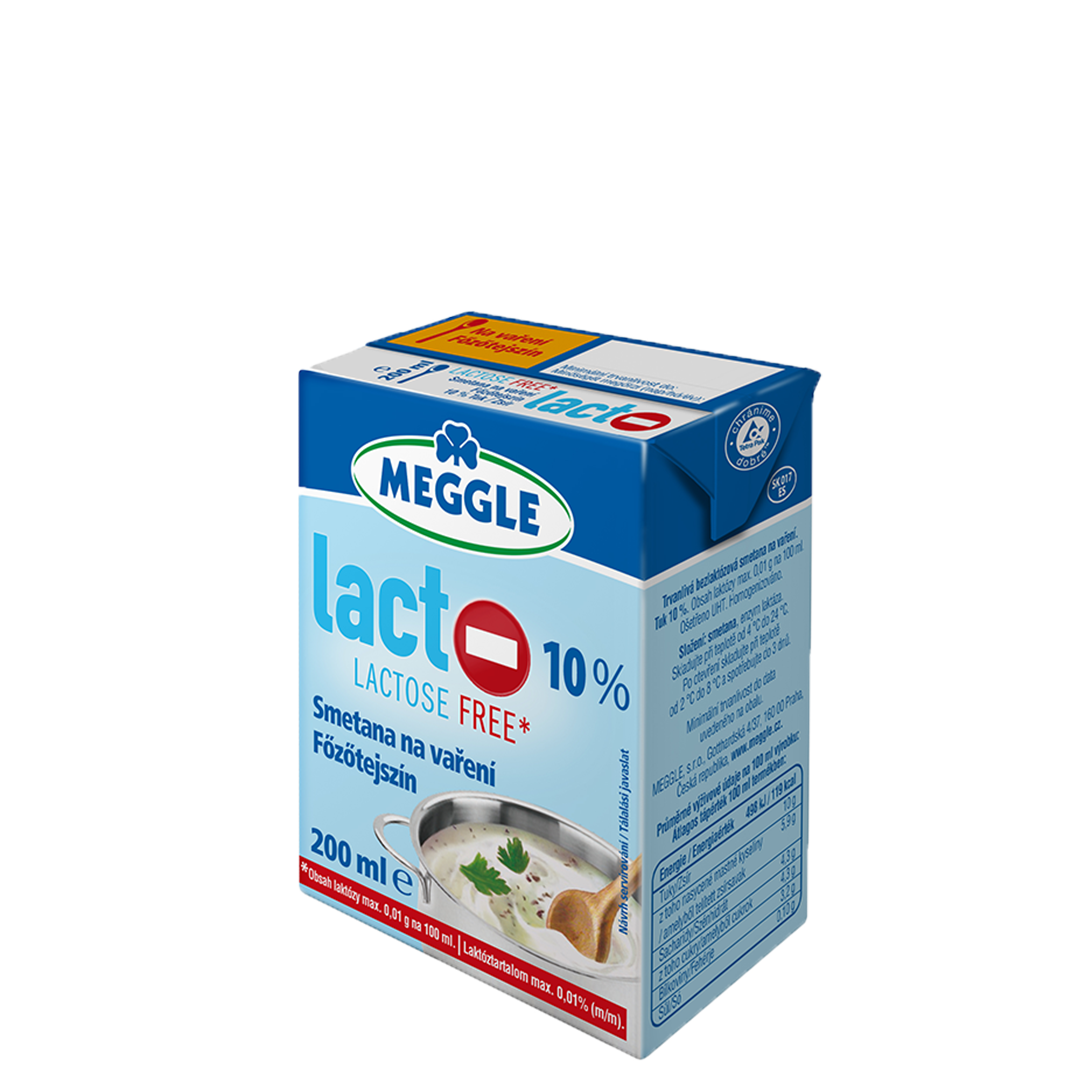 Lacto free Cooking cream, lactose-free, with 10% fat, 200 ml