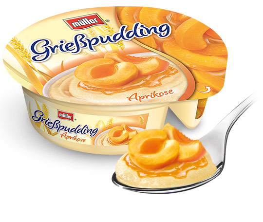 Semolina pudding apricot 100 g