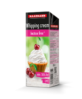 UHT whipping cream, 30%, lactose-free