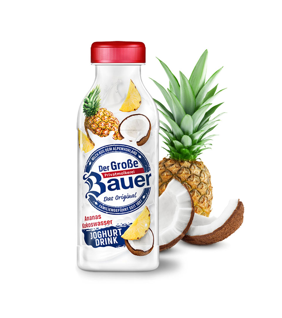 THE BIG YOGHURT DRINK PINEAPPLE COCONUT WATER 250g