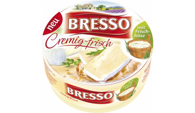 Bresso soft cheese with white mold