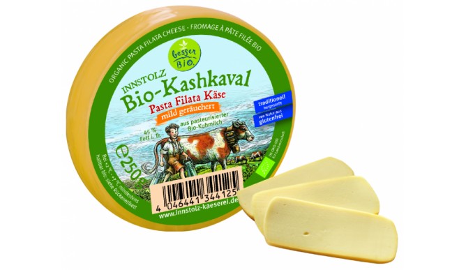 پنیر ارگانیک بهتر اینستولز بیو کشکاوال دودی ملایم 250 گرم