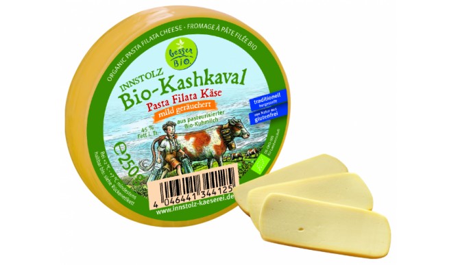 better organic. Innstolz Bio-Kashkaval mildly smoked 250g