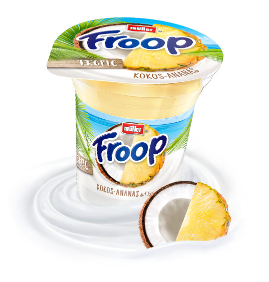 ماست آناناس نارگیل 100 گرم