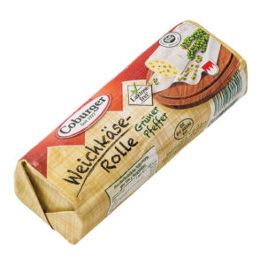 Coburger soft cheese with green pepper, 250 g