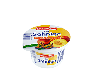 Frankenland Foodservice Cream fruit yoghurt peach passion fruit