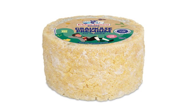 Premium Zillertal gray cheese