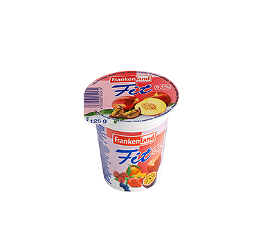 Frankenland Foodservice Fit fruit yoghurt peach passion fruit