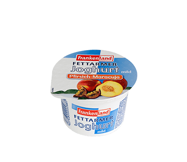 ماست میوه ای کم چرب هلو و میوه شور