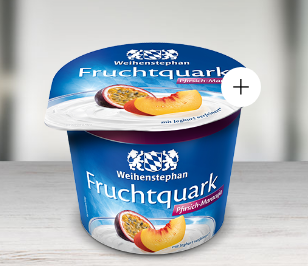 Fruit quark peach passion fruit